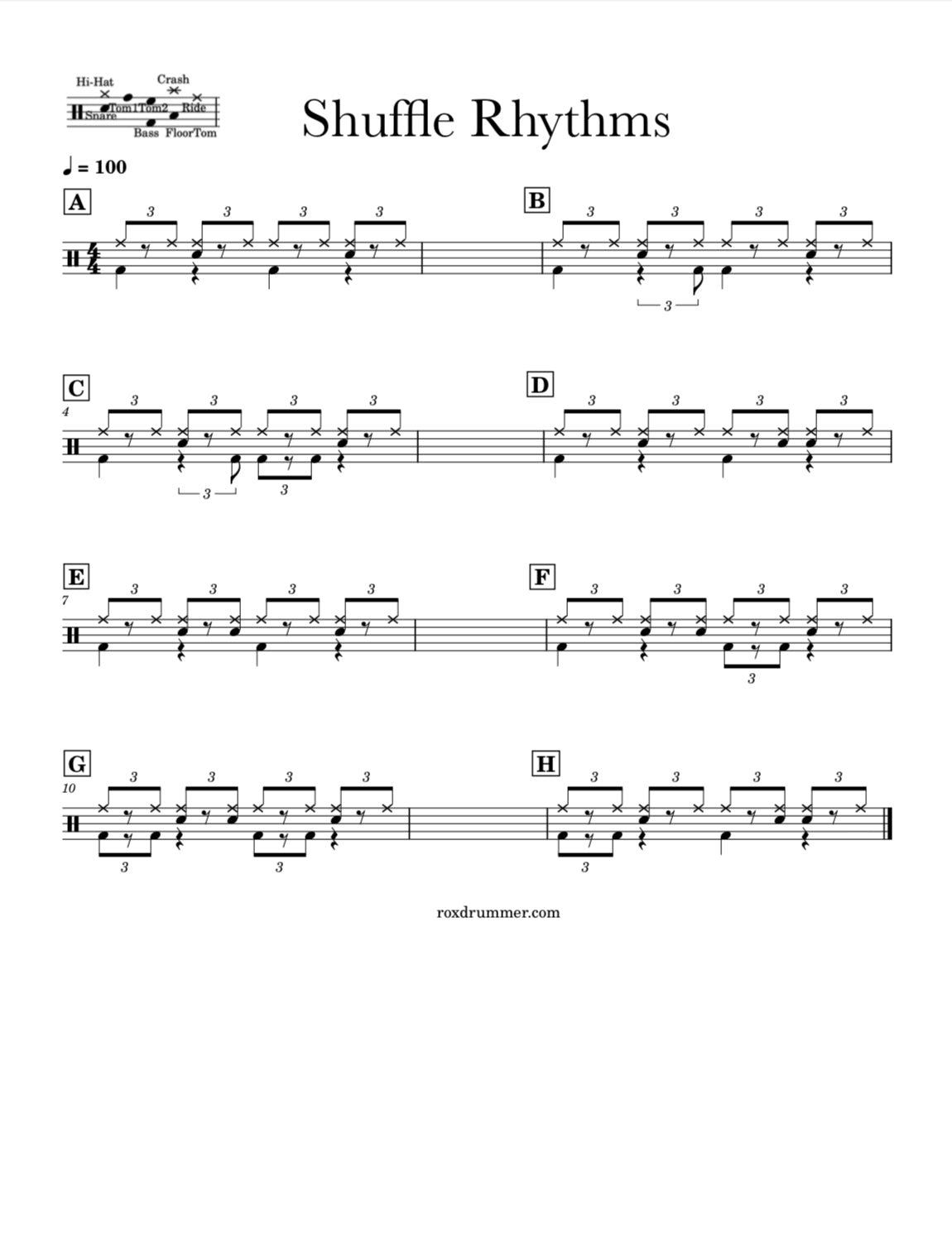 🥁 Shuffle Rhythms