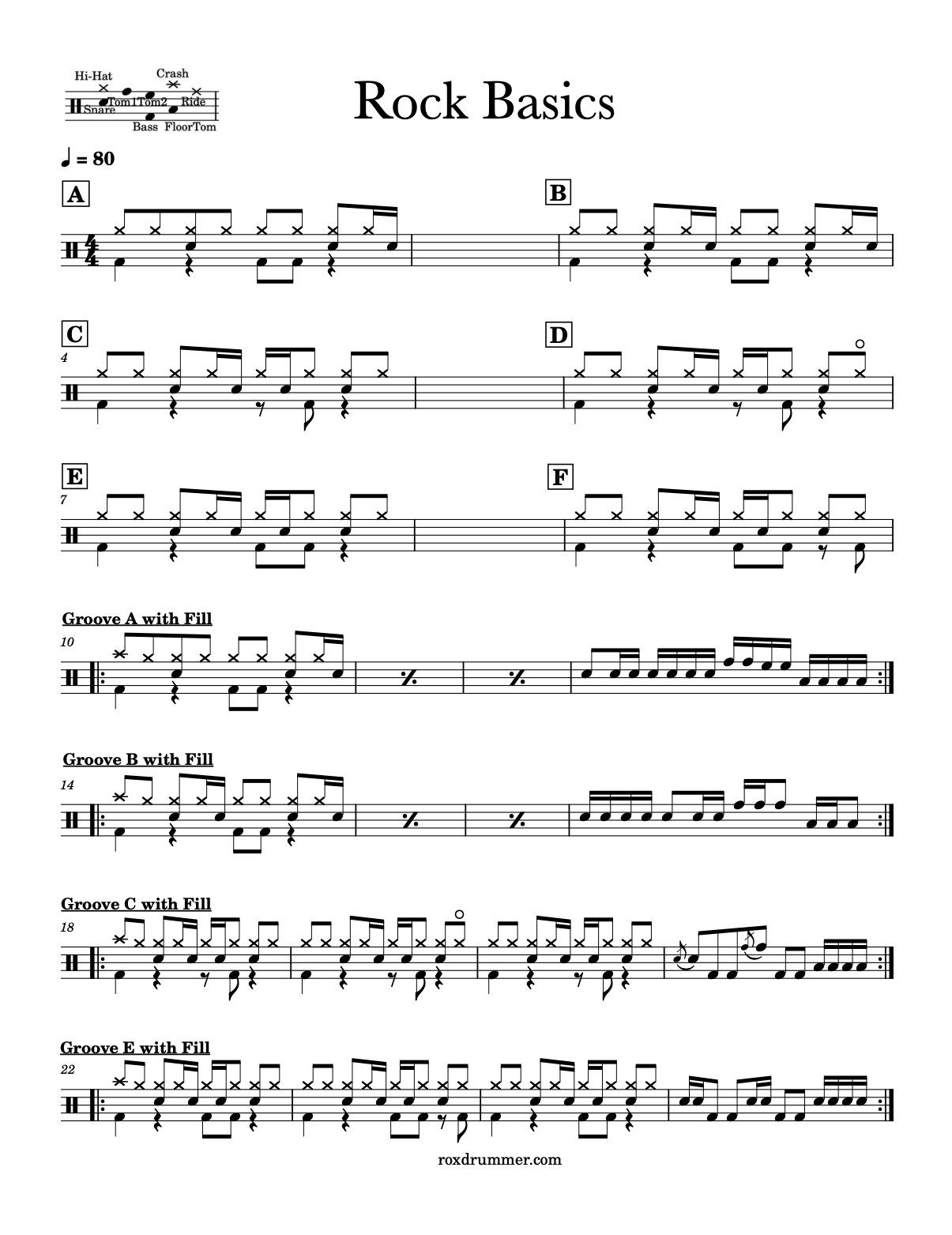 🥁 Rock Basics