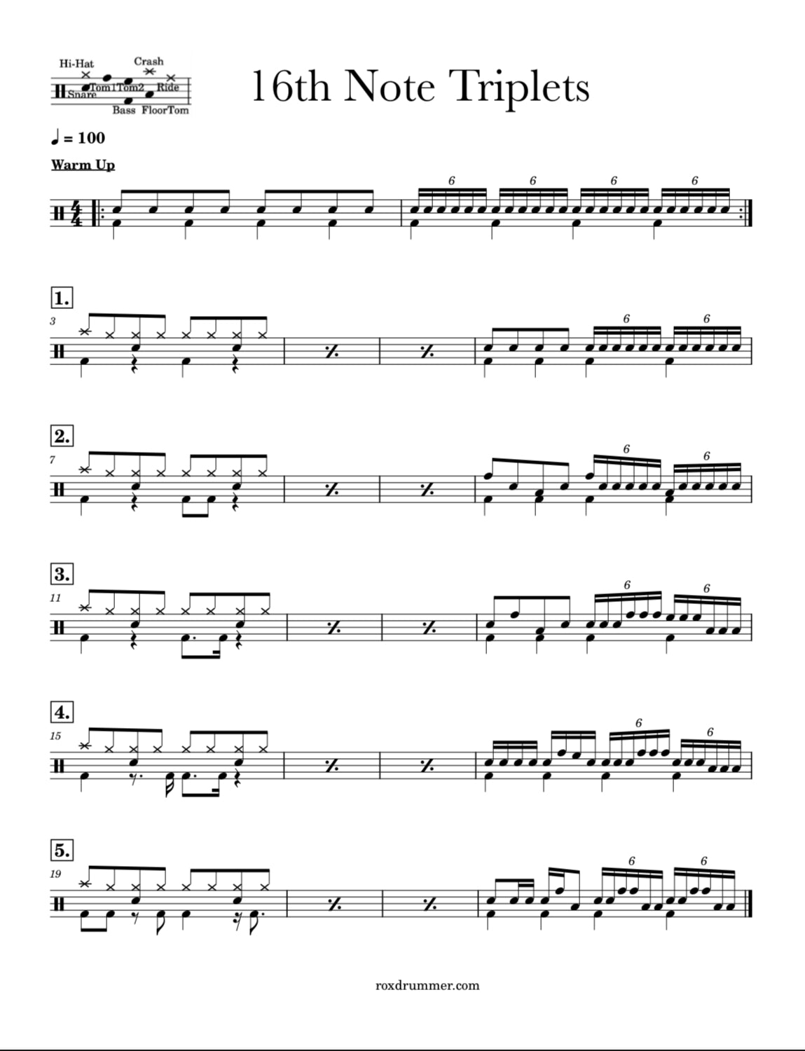 🥁 16th Note Triplets