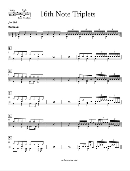 🥁 16th Note Triplets
