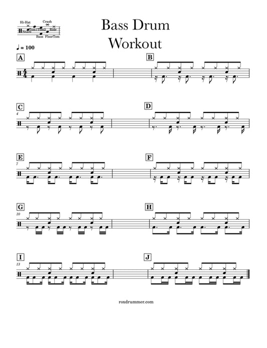 🥁 Bass Drum Workout