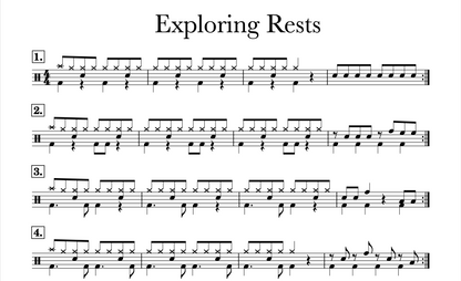 🥁 Beginner Grooves and Fills Digital Booklet