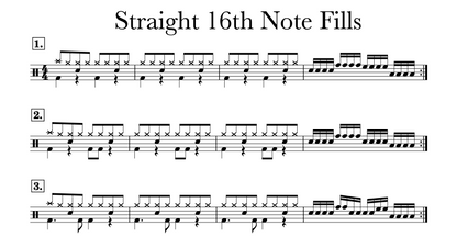 🥁 Beginner Grooves and Fills Digital Booklet
